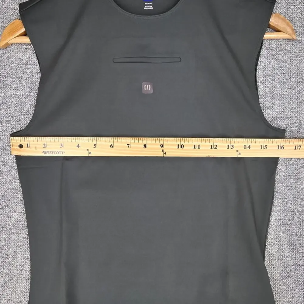 YEEZY GAP ENGINEERED BY BALENCIAGA T‑SHIRT TANK TOP – DARK GRAY – SIZE MEDIUM